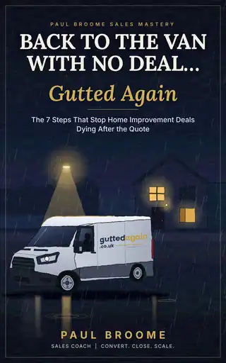 Book cover: Back to the Van with No Deal… Gutted Again, by Paul Broome